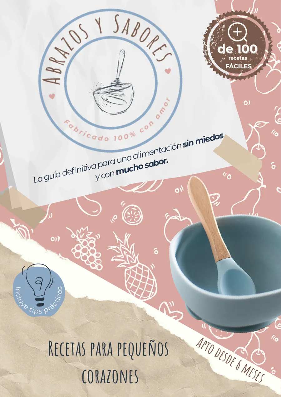Portada del ebook Abrazos y Sabores: recetas para pequeños corazones